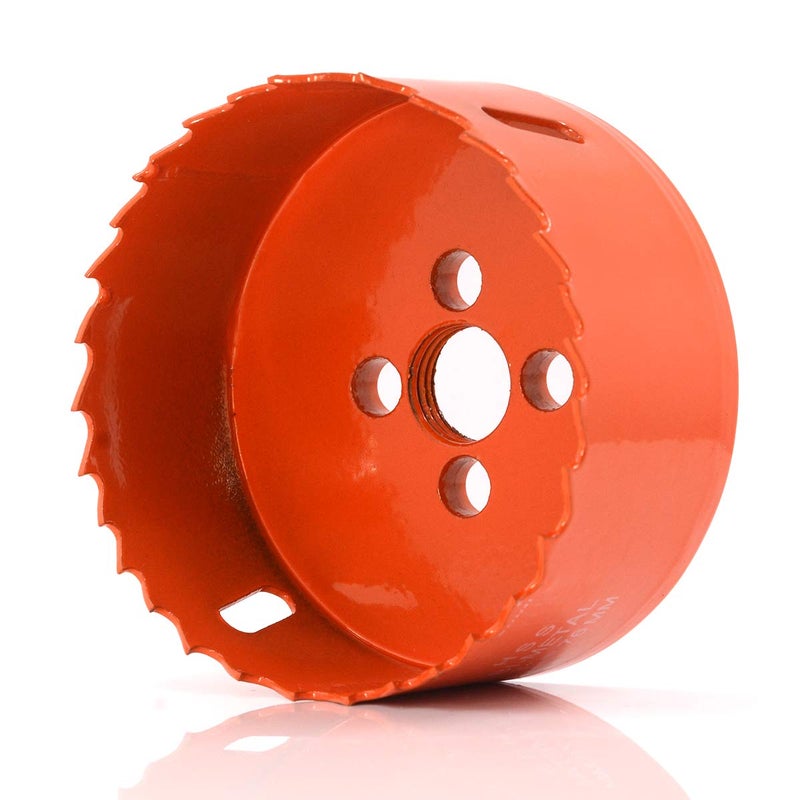 Koopi 3-1/2"" BI-Metal Hole Saw with Arbor and Replacement Pilot Drill Bit  89mm Diameter Hole Cutter for Easily Drilling Wood  Plastic  Thin Metal(3.5 inch) - Image 3